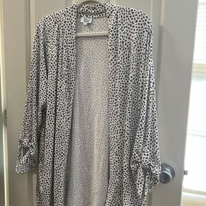 Kim Rogers Black and White Patterned Blazer